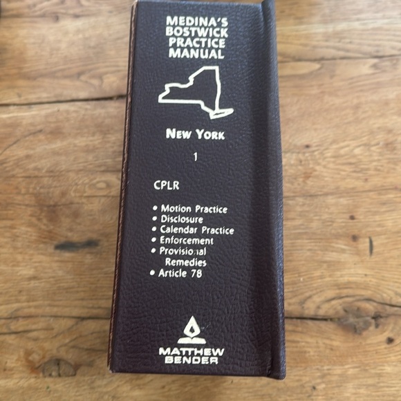 Medina’s Boswick practice manual New York number one - Picture 2 of 3
